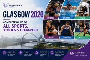Commonwealth Games Glasgow 2026 sports, venues and transport guide.