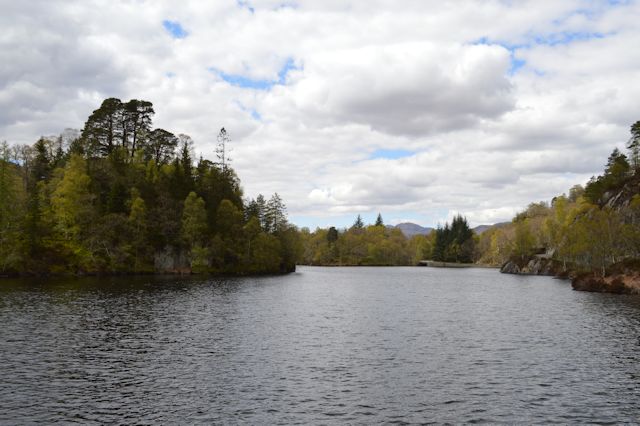 Scottish loch landscape